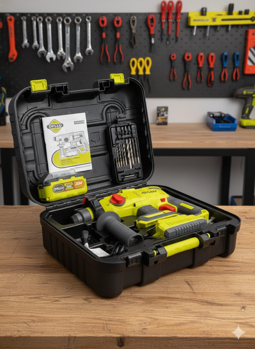 Rotomartillo percutor 2J DYLLU a batería 20V