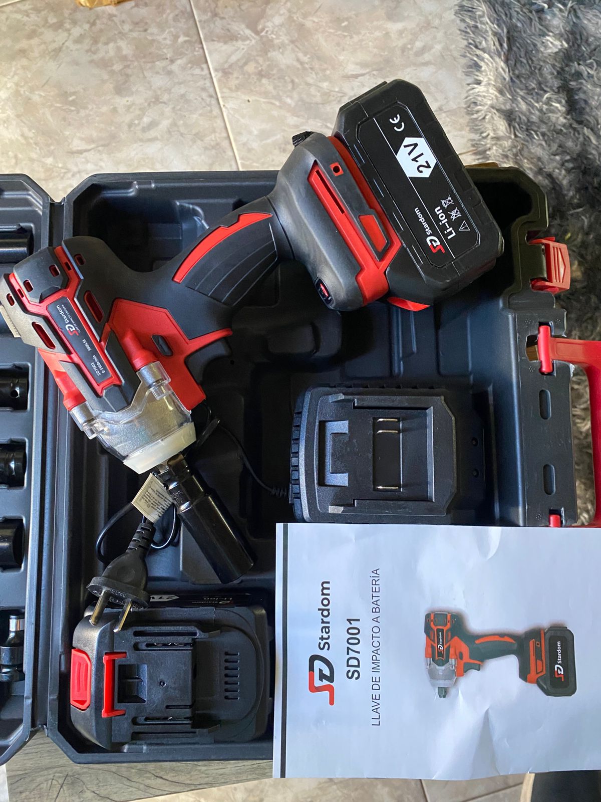 ¡Set de llave de impacto 300Nm STARDOM!